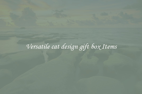 Versatile cat design gift box Items
