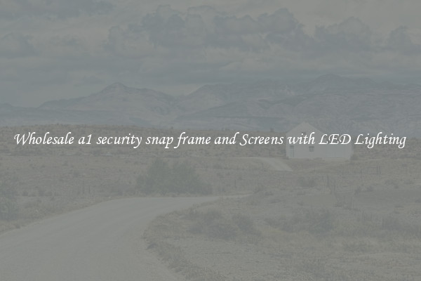 Wholesale a1 security snap frame and Screens with LED Lighting 