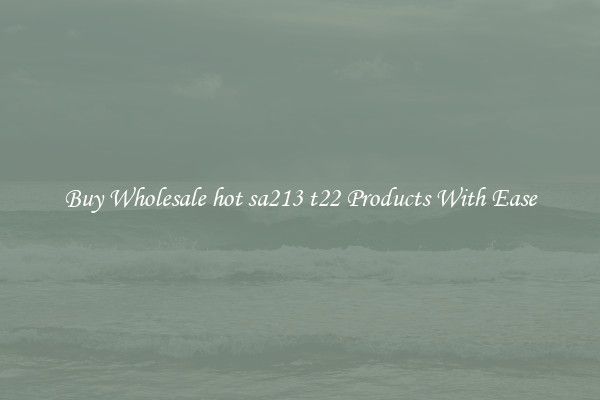 Buy Wholesale hot sa213 t22 Products With Ease