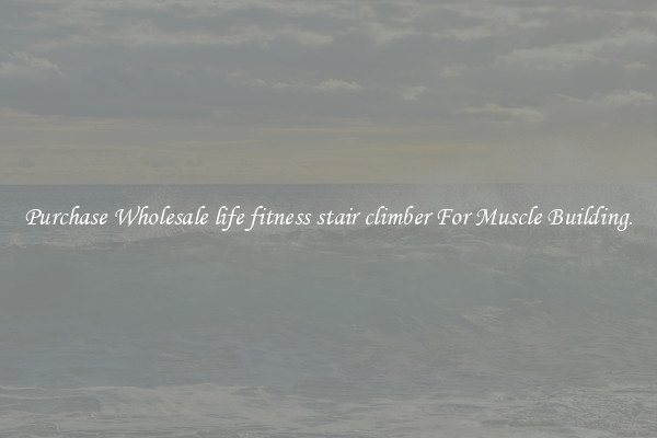 Purchase Wholesale life fitness stair climber For Muscle Building.
