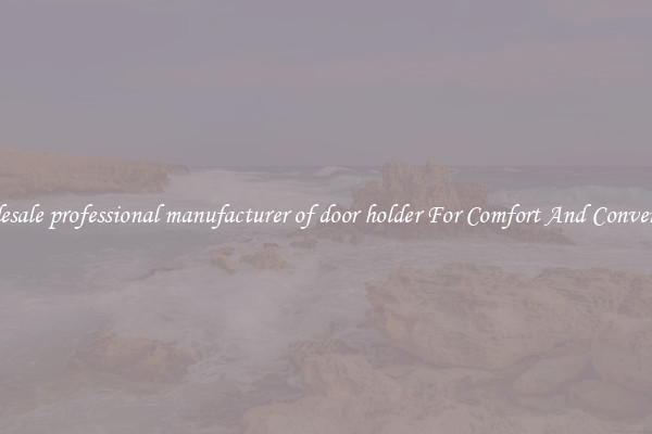Wholesale professional manufacturer of door holder For Comfort And Convenience