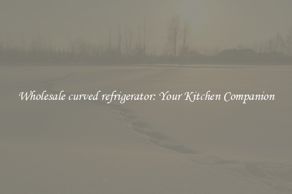 Wholesale curved refrigerator: Your Kitchen Companion